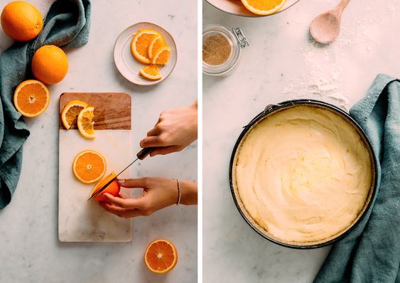 i passaggi per realizzare la torta rovesciata alle arance